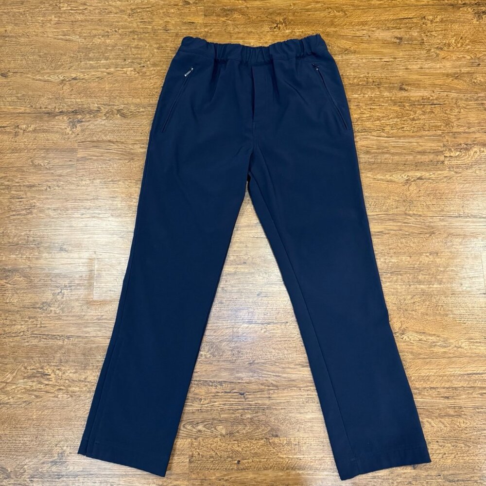 Vineyard Vines Blue Performance Button Fly Ankle Zip Golf Chino Pant Men M 30x30